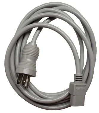 Schiller Americas - 2.300012 - Mains Cable, 2.5m Straight, Hospital Grade, MS-2010, MS-2015 (power pack not included) (Not Available for Sale into Canada)  (DROP SHIP ONLY)