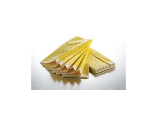 Graham Medical - 54849 - Blanket, 54" X 84", Yellow/ White, Poly/ Tissue, 5/Bg, 5 Bg/Cs (48 Cs/Plt) (Do Not Use For Patient Transfer!)