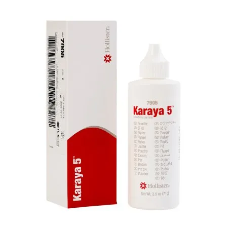 Hollister - Karaya - 7905 - Ostomy Barrier Powder Karaya 2-1/2 Oz. Puff Bottle