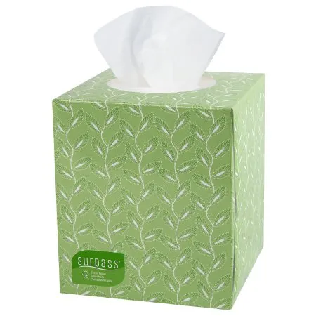 Kimberly Clark - From: 21320 To: 21606 - Surpass Boutique  Surpass Boutique Facial Tissue White 8 X 8 3/10 Inch 110 Count