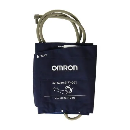 Omron Healthcare - IntelliSense - HEM-907-CX19 - Reusable Blood Pressure Cuff IntelliSense 42 to 50 cm Arm Cloth Fabric Cuff Extra Large Cuff
