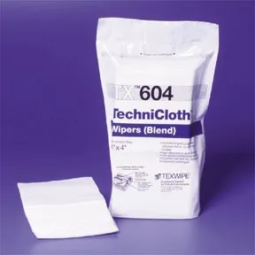 Fisher Scientific - TexWipe TechniCloth - 18315D - Cleanroom Wipe Texwipe Technicloth Iso Class 6-7 White Nonsterile Cellulose / Polyester 12 X 12 Inch Disposable