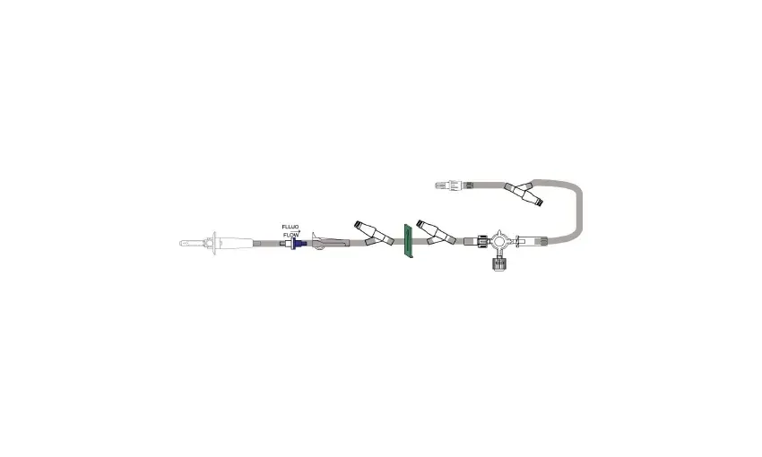 Icu Medical - VitalCare Specialty - B9900-612 - Primary IV Administration Set VitalCare Specialty Gravity 3 Ports 15 Drops / mL Drip Rate 1.2 Micron Filter 150 Inch Tubing Solution