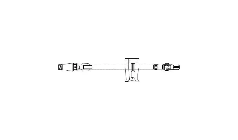 Icu Medical - B9002 - IV Extension Set Needle Free Port 7 Inch Tubing