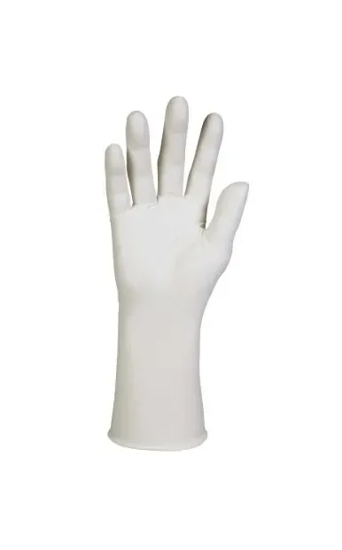 Kimberly Clark - Kimtech Pure G3 - 56890 - Cleanroom Glove Kimtech Pure G3 Size 7 Nitrile White 12 Inch Beaded Cuff Sterile Pair