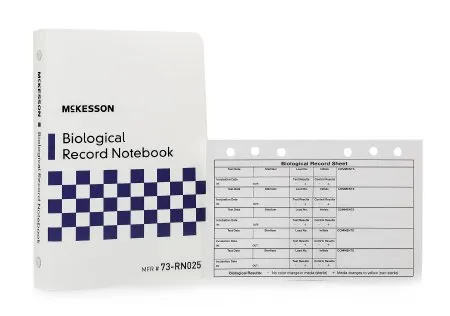 Mckesson - 73-Rn025 - Biological Record Notebook Mckesson