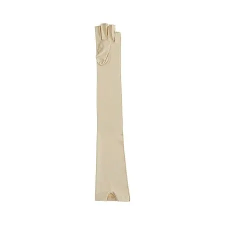 Patterson medical - Rolyan - 929330 - Compression Gloves Rolyan Full Finger Large Shoulder Length Right Hand Lycra / Spandex