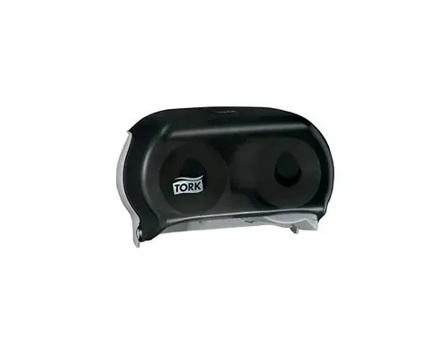 Essity - 59TR - Bath Tissue Roll Dispenser, Twin, Universal, Smoke, T24, Plastic, 8.3" x 12.8" x 5.6", 1/cs