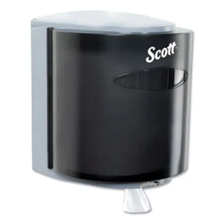 Scott - KCC-09989 - Roll Center Pull Towel Dispenser, 10.3 X 9.3 X 11.9, Smoke/gray