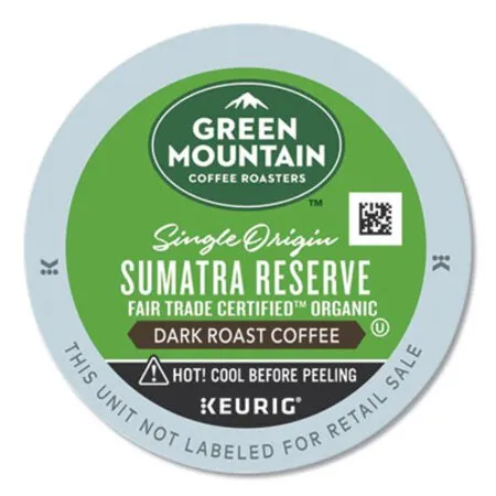 Green Mountain Coffee - GMT-4060 - Fair Trade Organic Sumatran Extra Bold Coffee K-cups, 24/box