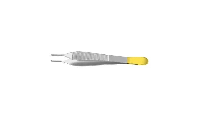 Integra Lifesciences - Padgett - Pm-2503 - Tissue Forceps Padgett Horton-Adson 4-3/4 Inch Length Surgical Grade Stainless Steel / Tungsten Carbide Nonsterile Nonlocking Thumb Handle Straight Cross Serrated Tips With 1 X 2 Teeth And Tying Platform