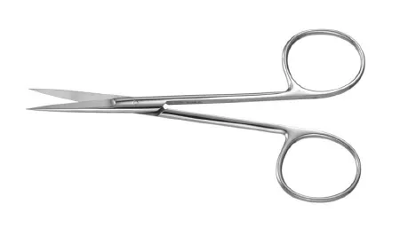 Integra Lifesciences - Padgett - PM-4200 - Iris Scissors Padgett Dahlgren 4-1/8 Inch Length Surgical Grade Stainless Steel Nonsterile Finger Ring Handle Straight Blade