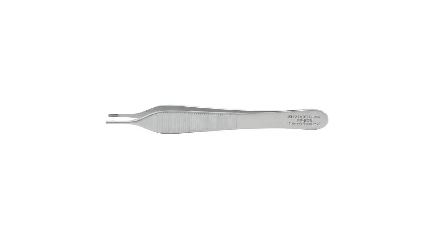 Integra Lifesciences - Padgett - PM-6125 - Tissue Forceps Padgett Adson-brown 4-3/4 Inch Length Surgical Grade Stainless Steel Nonsterile Nonlocking Thumb Handle Straight 9 X 9 Side Grasping Teeth