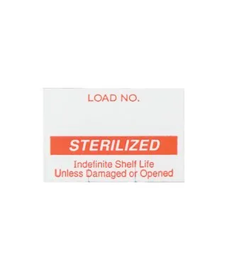 SPS Medical Supply - Barkley - UCL-010-R - Pre-Printed Label Barkley Advisory Label White Sterilized Red Sterilization Label