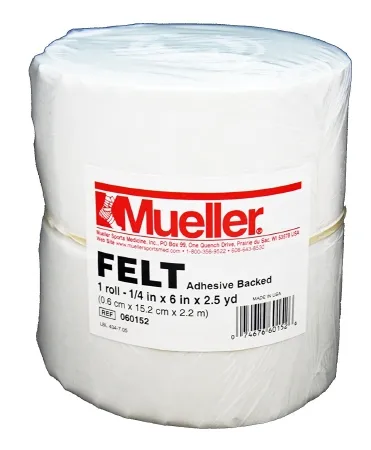 Mueller Sports Medicine - From: 060151 To: 060152 - Felt, Adhesive Backed, Thick (Products Are Only Available For Sale In The U.S.) (Products Cannot Be Sold On Amazon.Com Or Any Other 3rd Party Platform Without Prior Approval By Mueller.)