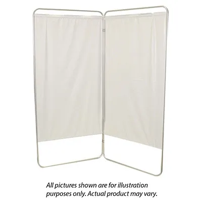 Fabrication Enterprises - From: 65-0120G To: 65-0122Y - 2 Panel Privacy Screen vinyl, extended, folded