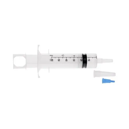 Medline - DYND70642 - Industries Feeding and Irrigation Kit with Flat top 60 cc Piston Syringe Luer Tip Adapter, I.V. Pole Bag with Resealable Flap, Latex free