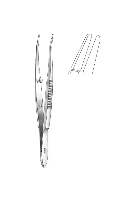 Sklar - 66-6170 - Suture Forceps Sklar Puntenney 4 Inch Length Or Grade Stainless Steel Nonsterile Nonlocking Thumb Handle Curved Blunt Smooth Tips