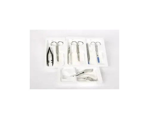 Cardinal Health - 66100- - Suture Removal Kit, Littauer Scissors & Plastic Fine Point Forceps, (Continental US Only)