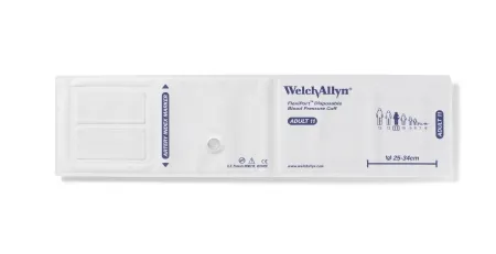 Welch Allyn - FlexiPort - SOFT-13-2SC - Single Patient Use Blood Pressure Cuff Flexiport 40 To 55 Cm Leg Cloth Fabric Cuff Thigh Cuff
