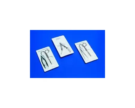 Covidien - 66400 - Suture Removal Kit, Fine Point Iris Scissors & Adson Forceps, 50/cs