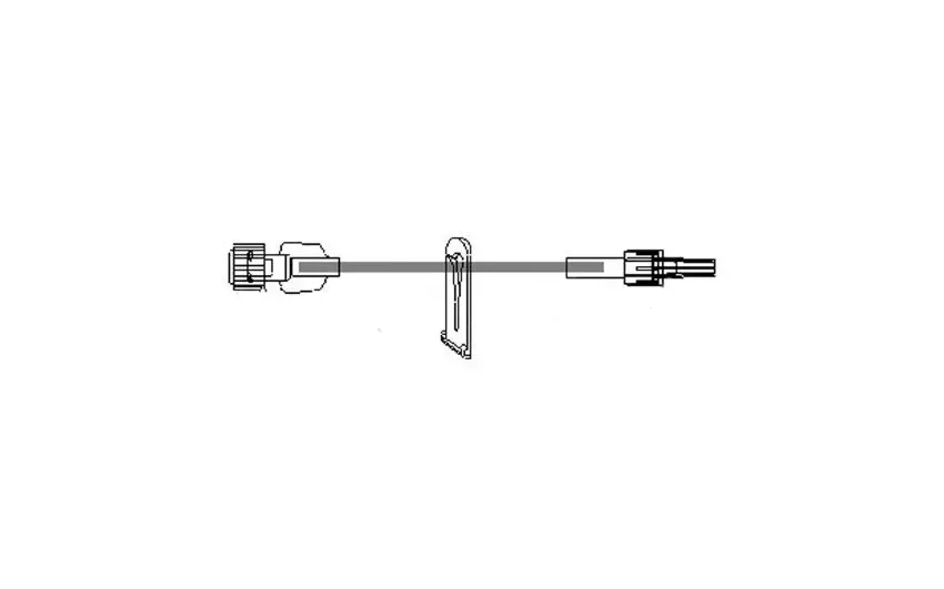 Icu Medical - ICU - B1129 - IV Extension Set ICU Small Bore 6 Inch Tubing Without Filter