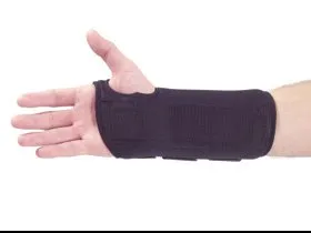 Alimed - Freedom Comfort - 2970010192 - Wrist Brace Freedom Comfort Foam / Metal / Polyester Right Hand Black Medium