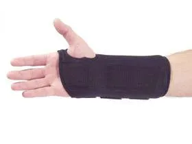 Alimed - Freedom Comfort - 2970010196 - Wrist Brace Freedom Comfort Foam / Metal / Polyester Left Hand Black Medium