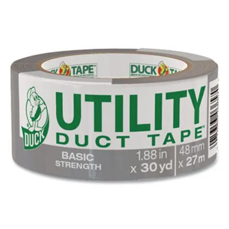 Duck - DUC-1154019 - Basic Strength Duct Tape, 3 Core, 1.88 X 30 Yds, Silver