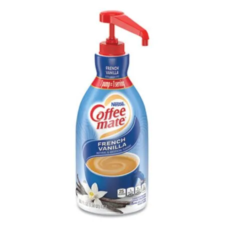 Coffee mate - NES-31803 - Liquid Coffee Creamer, French Vanilla, 1500ml Pump Bottle