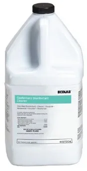 EcoLab - 6063304 - Ecolab Surface Disinfectant Cleaner Quaternary Based Manual Pour Liquid Concentrate 1 Gal. Jug Floral Scent Nonsterile