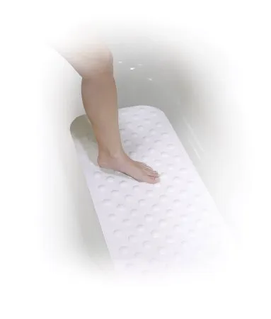 Drive Medical - 12950 - Bathtub Mat With Suction Grip Drive Synthetic Rubber 15-3/4 X 35-1/2 Inch