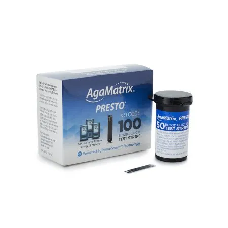 Agamatrix - Wavesense Presto - 8000-03337 -  Blood Glucose Test Strips  100 Strips per Pack