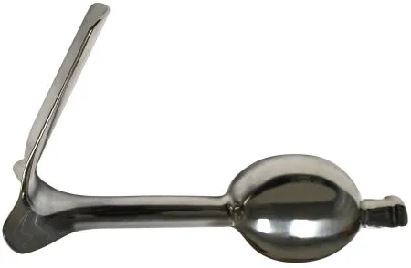BR Surgical - BR70-30383 - Vaginal Speculum/retractor Br Surgical Auvard Nonsterile Surgical Grade German Stainless Steel Medium Single-ended Angled 90° Weighted 2 Lbs. Reusable Without Light Source Capability