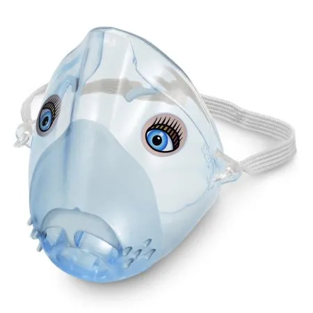 Medline - SideStream Plus - HS880ML - Aerosol Mask Sidestream Plus Elongated Style Pediatric Adjustable Head Strap