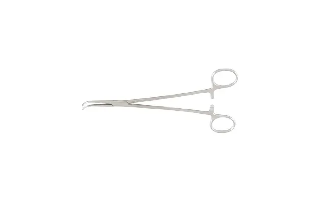 Integra Lifesciences - Miltex - 7-257 - Thoracic Forceps Miltex Gemini-mixter 8 Inch Length Or Grade German Stainless Steel Nonsterile Ratchet Lock Finger Ring Handle Full Curved Delicate, Serrated Tips