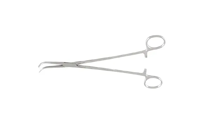 Integra Lifesciences - Miltex - 7-258 - Thoracic Forceps Miltex Gemini-mixter 9 Inch Length Or Grade German Stainless Steel Nonsterile Ratchet Lock Finger Ring Handle Full Curved Delicate, Serrated Tips