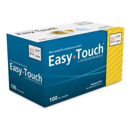 Mhc Medical - EasyTouch - 831361 - Needle, Pen Easy Touch 31gx3/16 (100/bx)