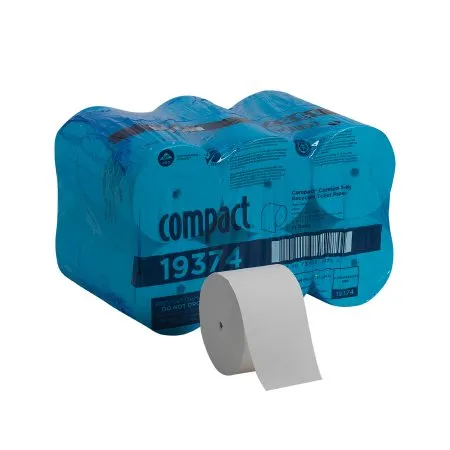 Georgia Pacific - Compact - 19374 - Toilet Tissue Compact White 1-Ply Standard Size Coreless Roll 3000 Sheets 3-4/5 X 4-1/20 Inch