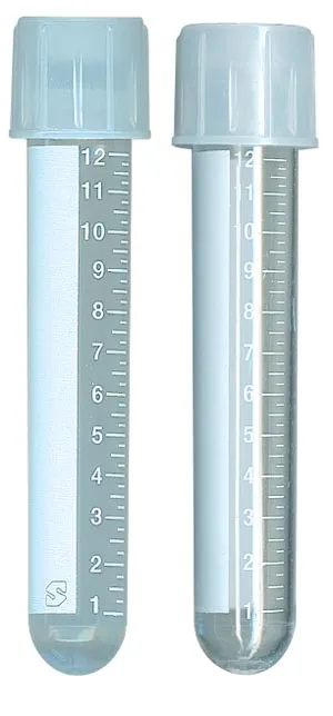 Simport Scientific - T406-2 - Culture Tube & Cap, 17mm x 95mm, Polystyrene, 25/pk, 20 pk/cs