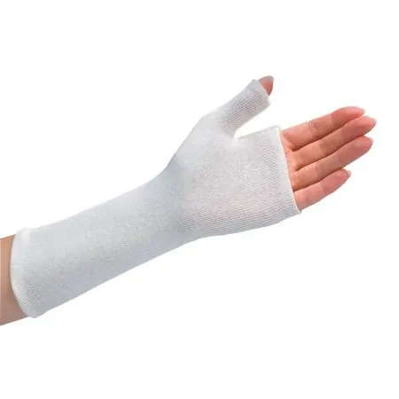 Patterson Medical Supply - Rolyan Splint Liner - 5506691 - Stockinette Tubular With Thumb Spica Rolyan Splint Liner 3 X 13 Inch Cotton / Polyester Nonsterile