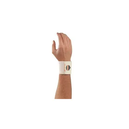 Ergodyne - ProFlex 400 Universal - 72103 - Wrist Support ProFlex 400 Universal Wraparound / Wristlet Elastic Left or Right Wrist Tan One Size Fits Most