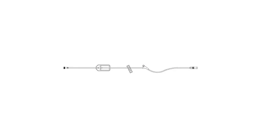 Icu Medical - Lifeshield - 1268928 - IV Extension Set LifeShield Macro Bore 16-1/2 Inch Tubing With Filter NonSterile