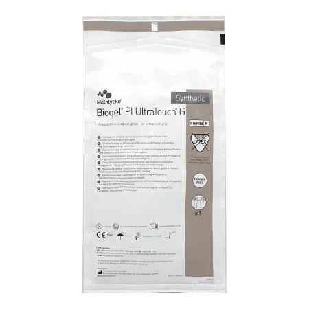 Molnlycke - Biogel PI UltraTouch G - 42160 - Surgical Glove Biogel PI UltraTouch G Size 6 Sterile Polyisoprene Standard Cuff Length Micro-Textured Straw Chemo Tested