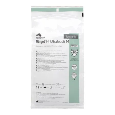 MOLNLYCKE HEALTH CARE - Biogel PI UltraTouch M - 42665 - Molnlycke  Surgical Glove  Size 6.5 Sterile Polyisoprene Standard Cuff Length Micro Textured Straw Not Chemo Approved