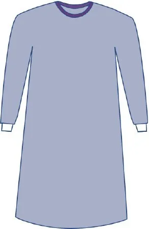 Medline - Sirus - DYNJP2001S - Non-reinforced Surgical Gown With Towel Sirus Large Blue Sterile Aami Level 3 Disposable