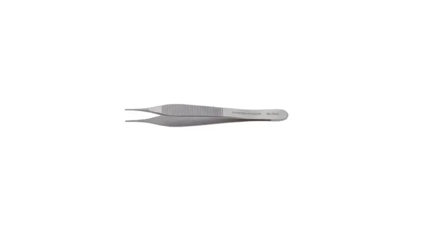 V. Mueller - Snowden-Pencer - 88-0036 - Tissue Forceps Snowden-Pencer Adson 4-3/4 Inch Length Stainless Steel Straight 0.9 mm Tip with 1 X 2 Teeth