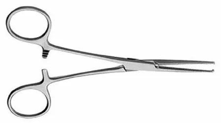 V. Mueller - SU2790 - Artery Forceps Kocher 5 1/2 Inch Length Surgical Grade Stainless Steel Straight 1 X 2 Teeth