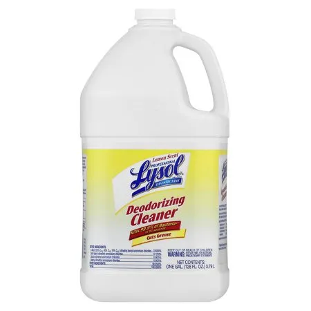 Lagasse - Professional Lysol - 36241-76334 - Professional Lysol Surface Disinfectant Cleaner Alcohol Based Manual Pour Liquid Concentrate 1 gal. Jug Lemon Scent NonSterile