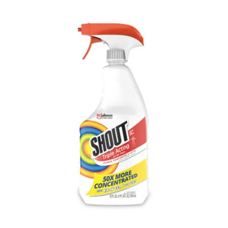 Shout - SJN-356160EA - Laundry Stain Treatment, Pleasant Scent, 22 Oz Trigger Spray Bottle